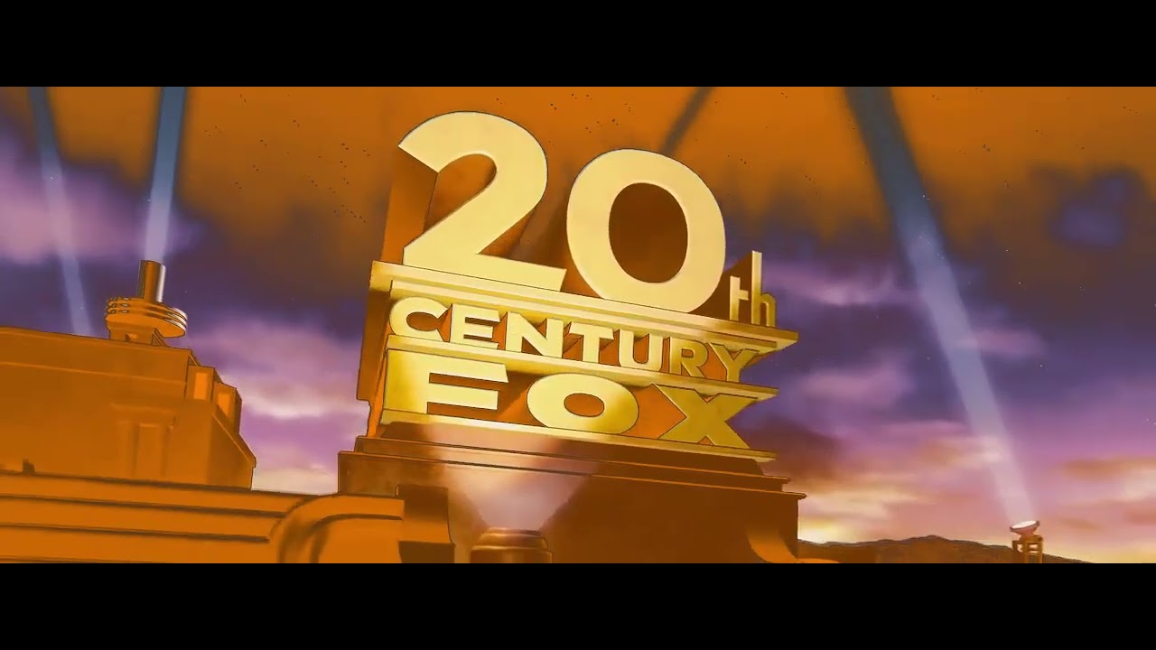 20th Century Fox Logo in Orange Effect