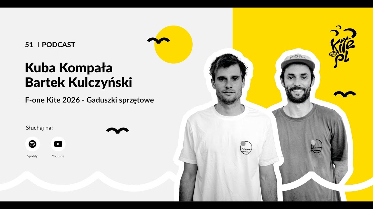 F-One Kite 2026 - Gaduszki sprzętowe z Kubą Kompała i Bartkiem Kulczyńskim 🎙️ Podcast
