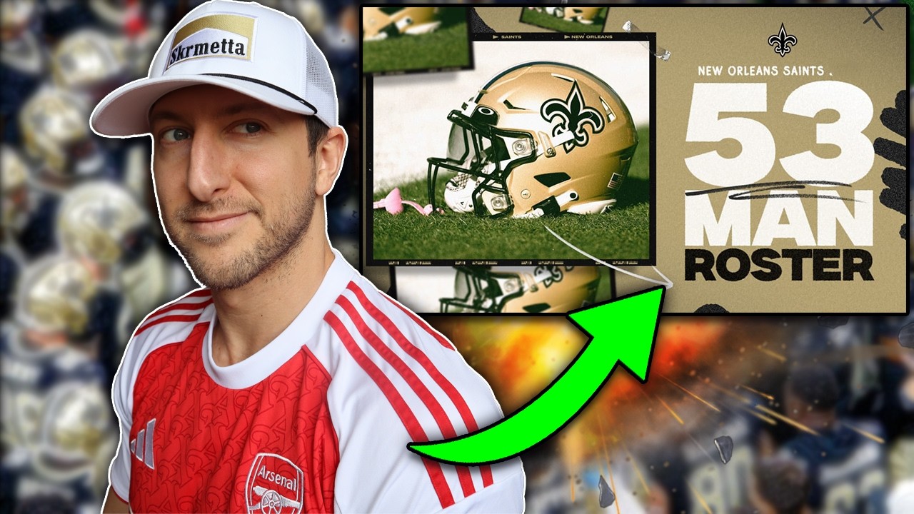 Saints FINAL 53-Man Roster Is Here! Biggest Surprises and Roster Cuts | James Skrmetta Reacts