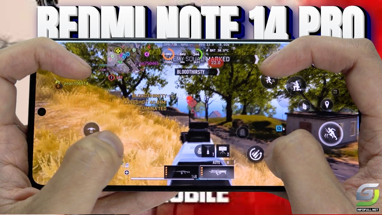 Redmi Note 14 Pro test game Call of Duty Warzone Mobile | Helio G100 Ultra