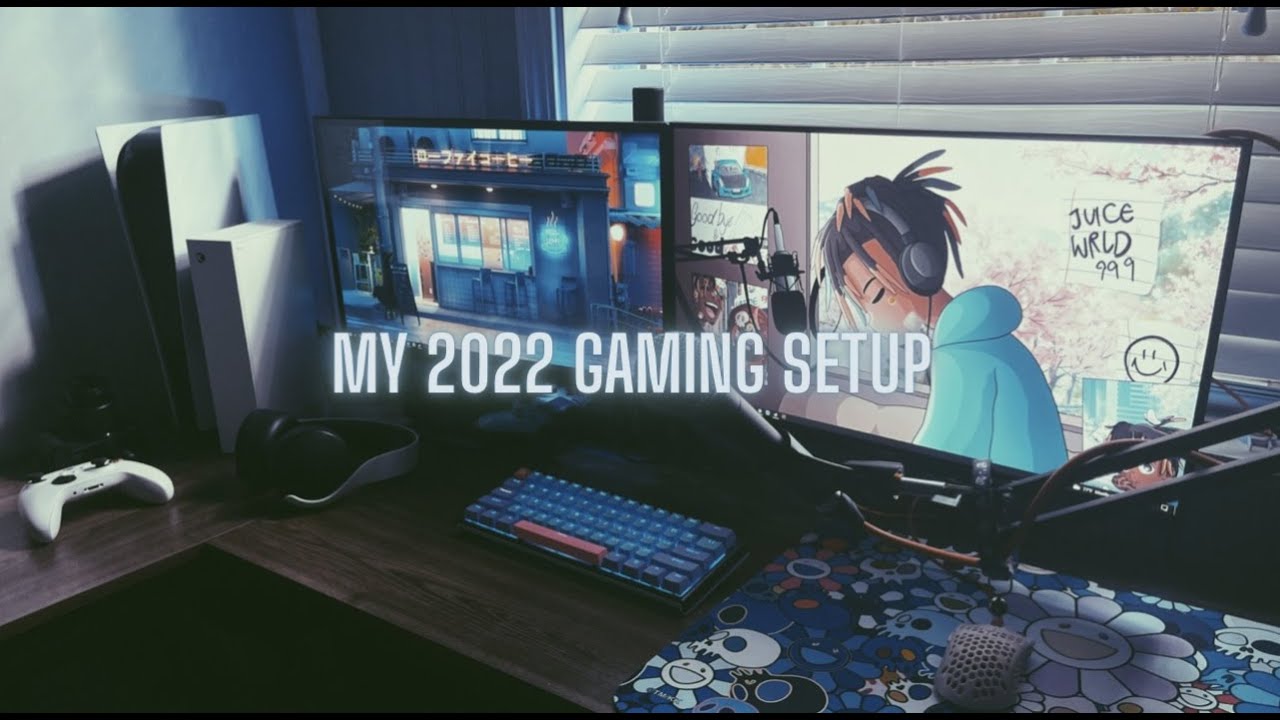 PS5, PC & Xbox Series S Gaming Setup 2022! (120hz monitor, mouse & Keyboard etc.)