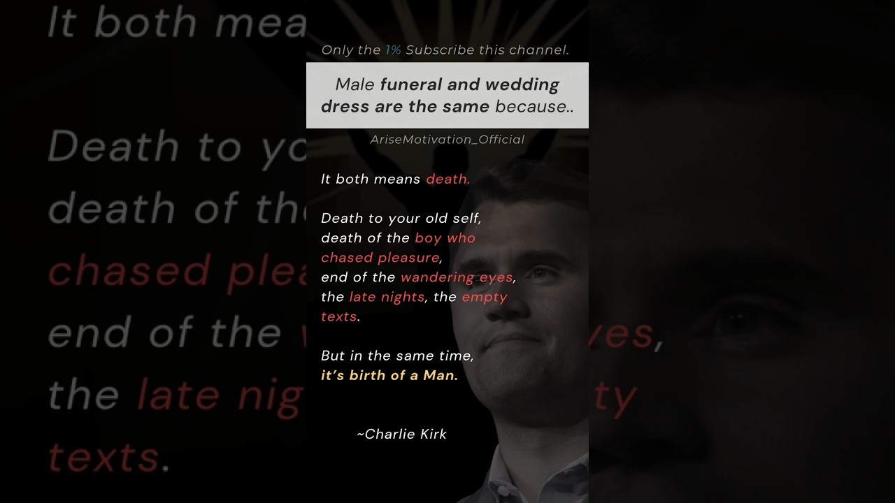 Wedding and Funeral Dress philosophy | ARISE Motivation