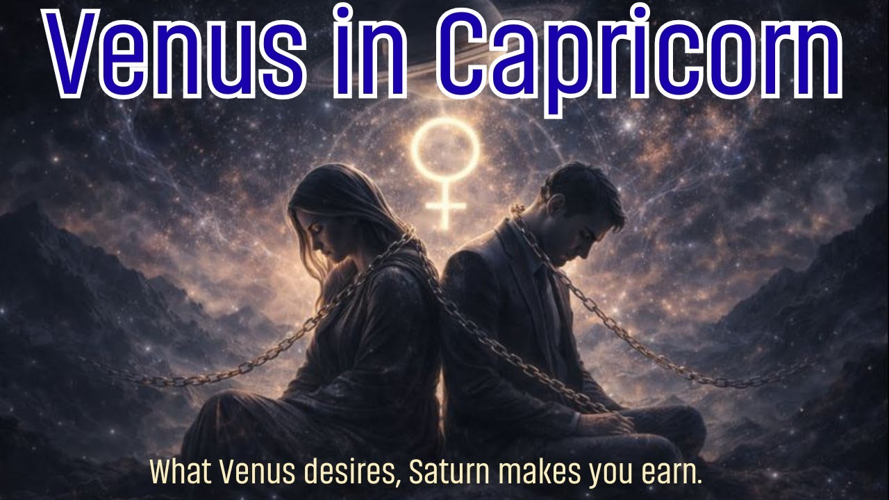 Venus in Capricorn: Delayed Love, Karmic Marriage & Authority Attraction | Saturn’s Test of Desire