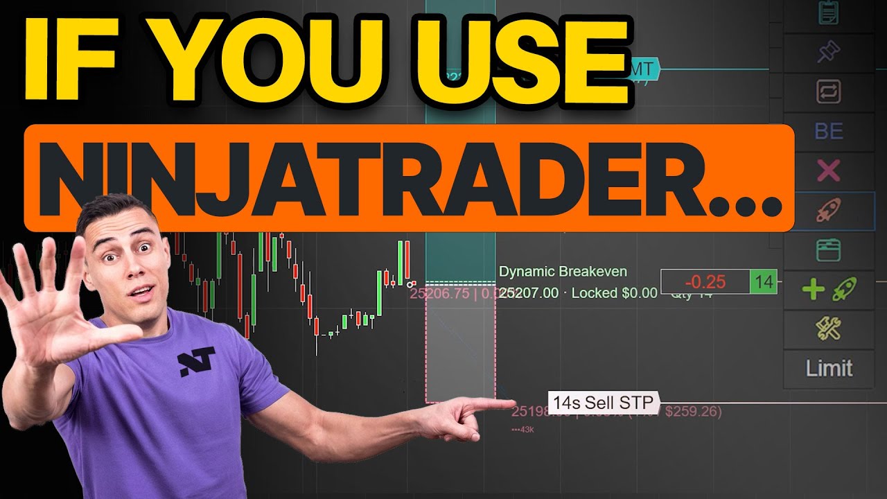 NinjaTrader Order Entry Setup: Faster Brackets for MNQ/NQ/ES/MES