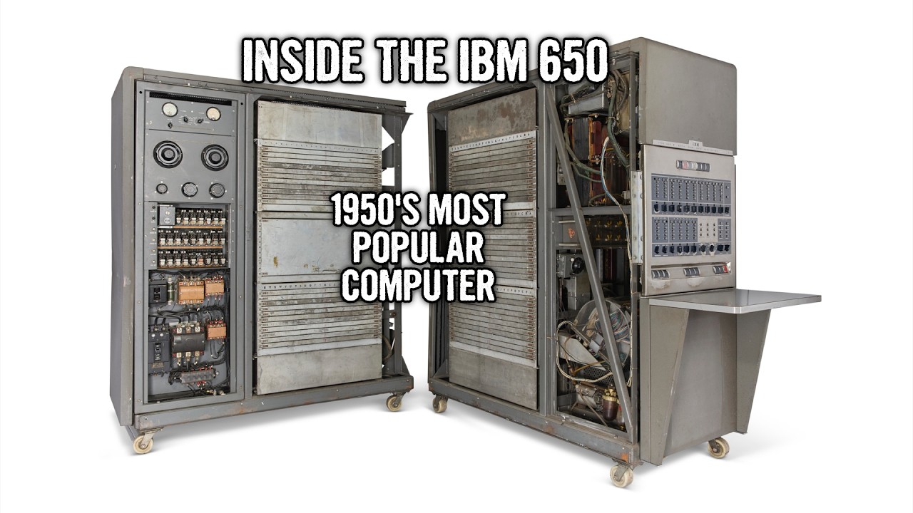 Looking inside the IBM 650, 1950's most successful computer