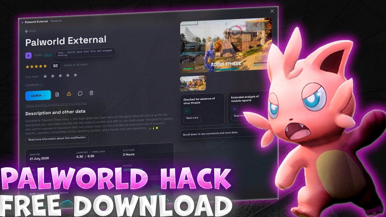 Actually BEST Palworld Hack 2026 (Infinite Gold & Auto-Farm) | NEW Palworld 1.0 Mod Menu