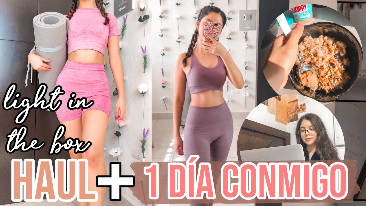 Leggings Try On Haul + UN DÍA CONMIGO⛅️|| Lightinthebox -Nina