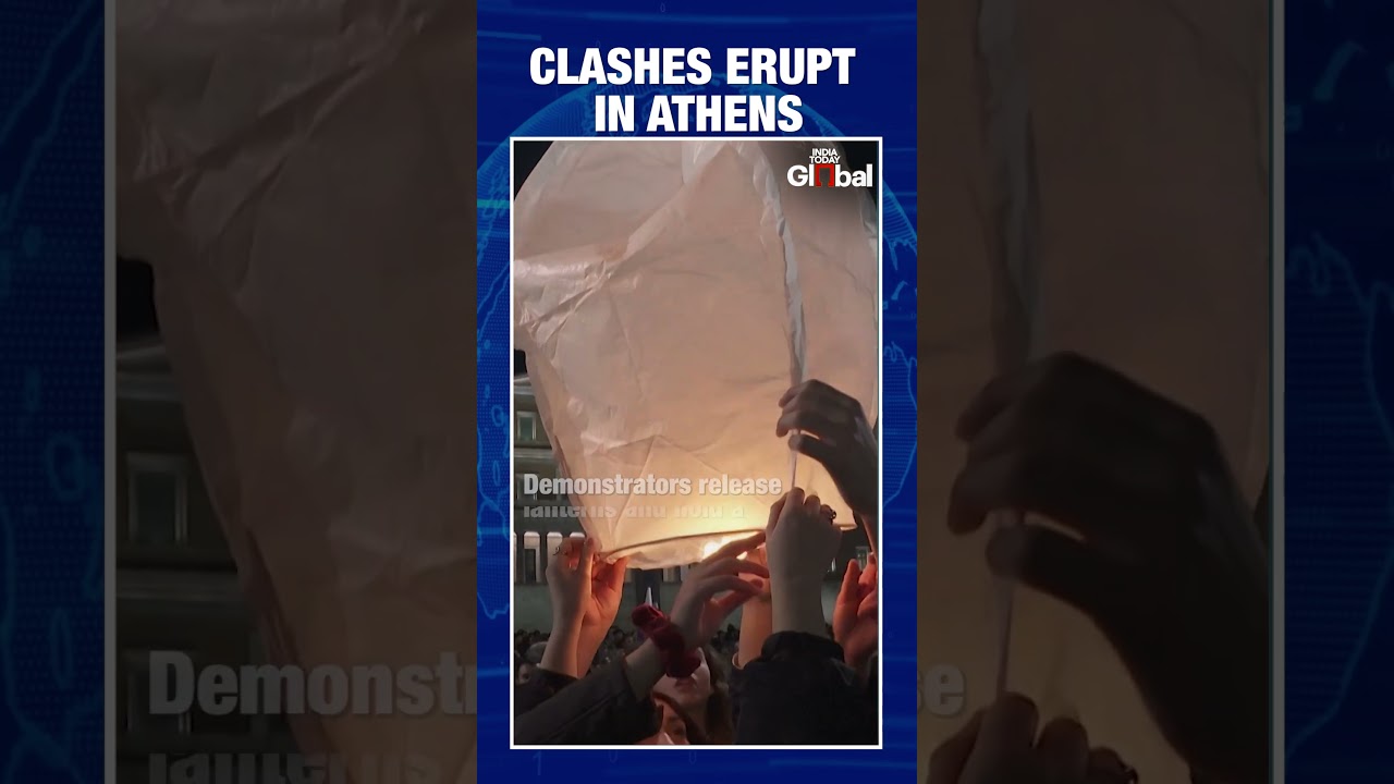 Clashes Erupt In Athens Over 2023 Train Crash | Protesters Demand Justice | India Today Global
