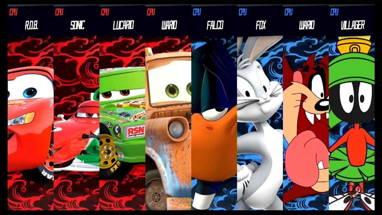 Cars Vs Looney Tunes - Requested Smash Bros Battle