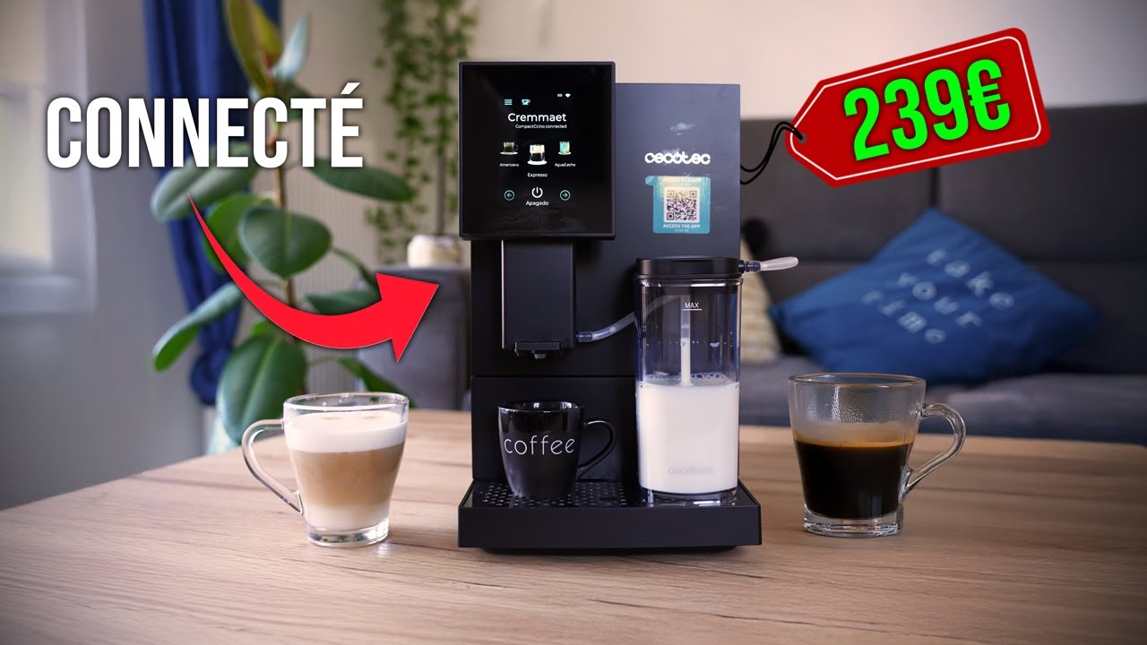 MACHINE à CAFÉ grain connecté et pas cher