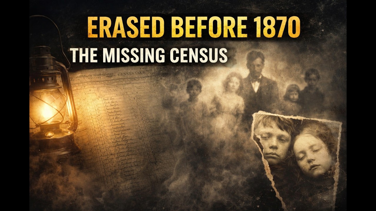 Your Ancestors Vanished Before 1870 — The Census Gap Nobody Was Meant To See