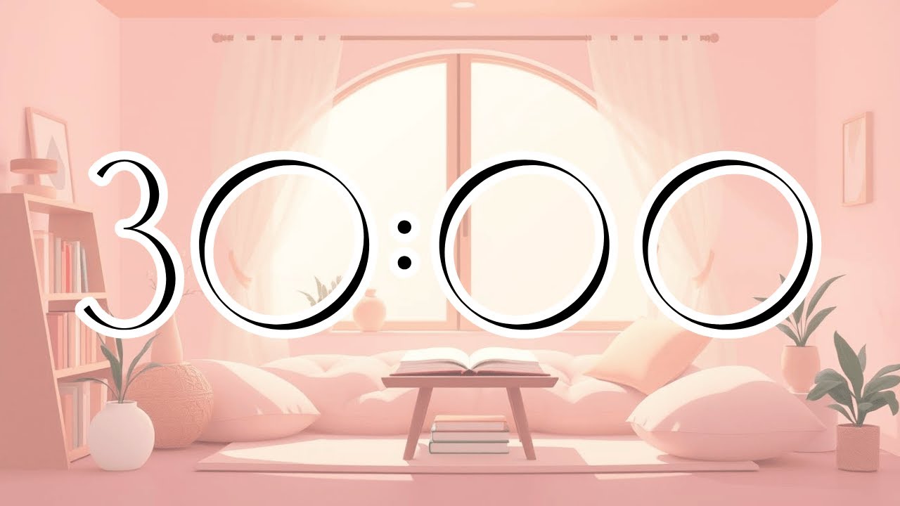 30 Minute Countdown Timer | Cozy Galentine’s Day Focus | Relaxed Lofi Music