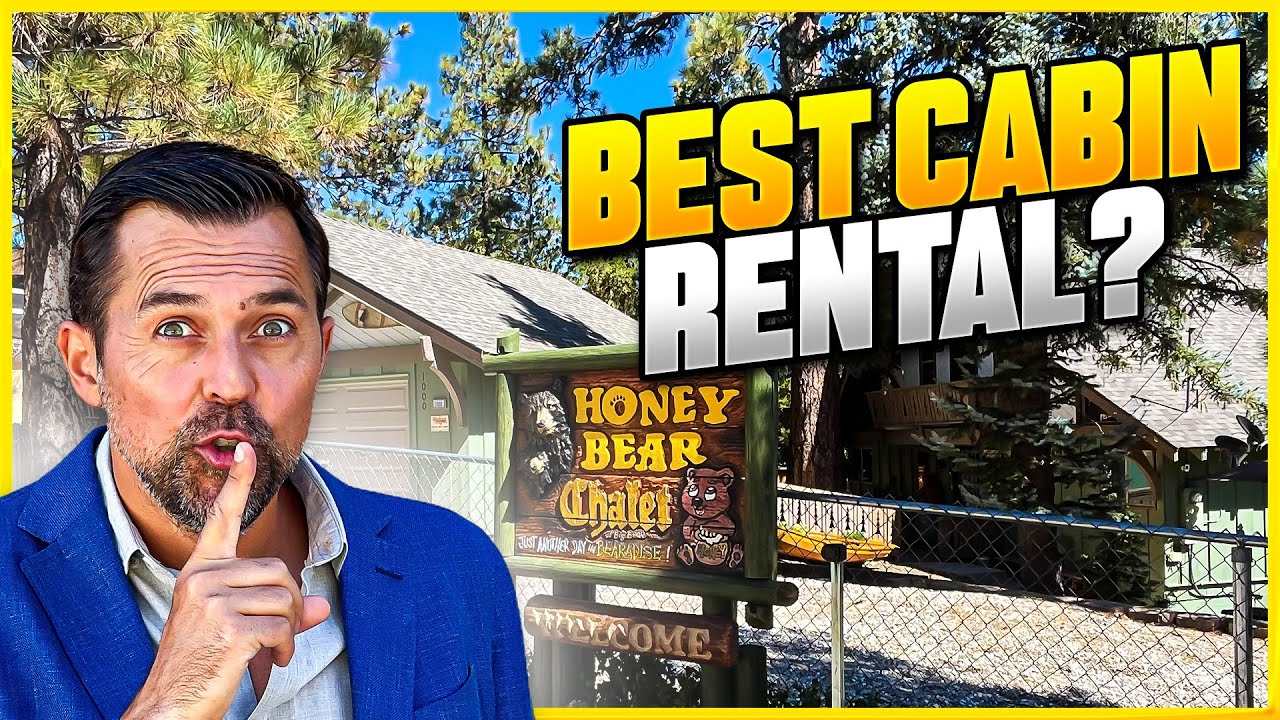 ЛУЧШИЙ домик в аренду в Биг-Беар, Калифорния? Big Bear Airbnb. Шале Honey Bear.
