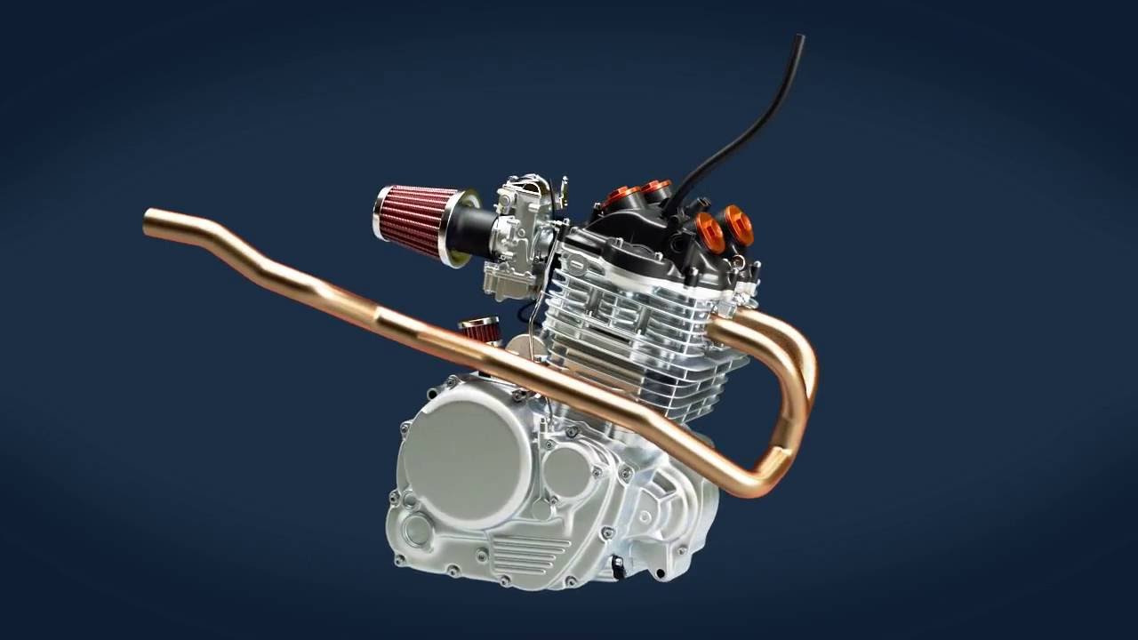 Update - WIP Honda 650 cm&sup3; RFVC engine 3d model