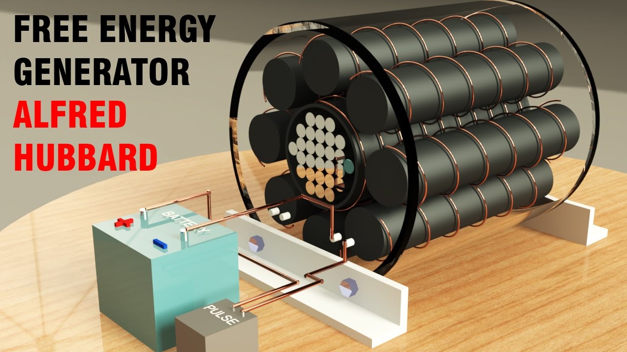 Free Energy Generator, Hubbard Self Powerd Generator, Static generator