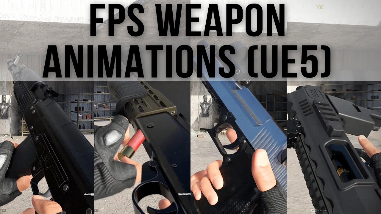 Unreal Engine 5 FPS – Weapon Fire & Reload Animation Showcase