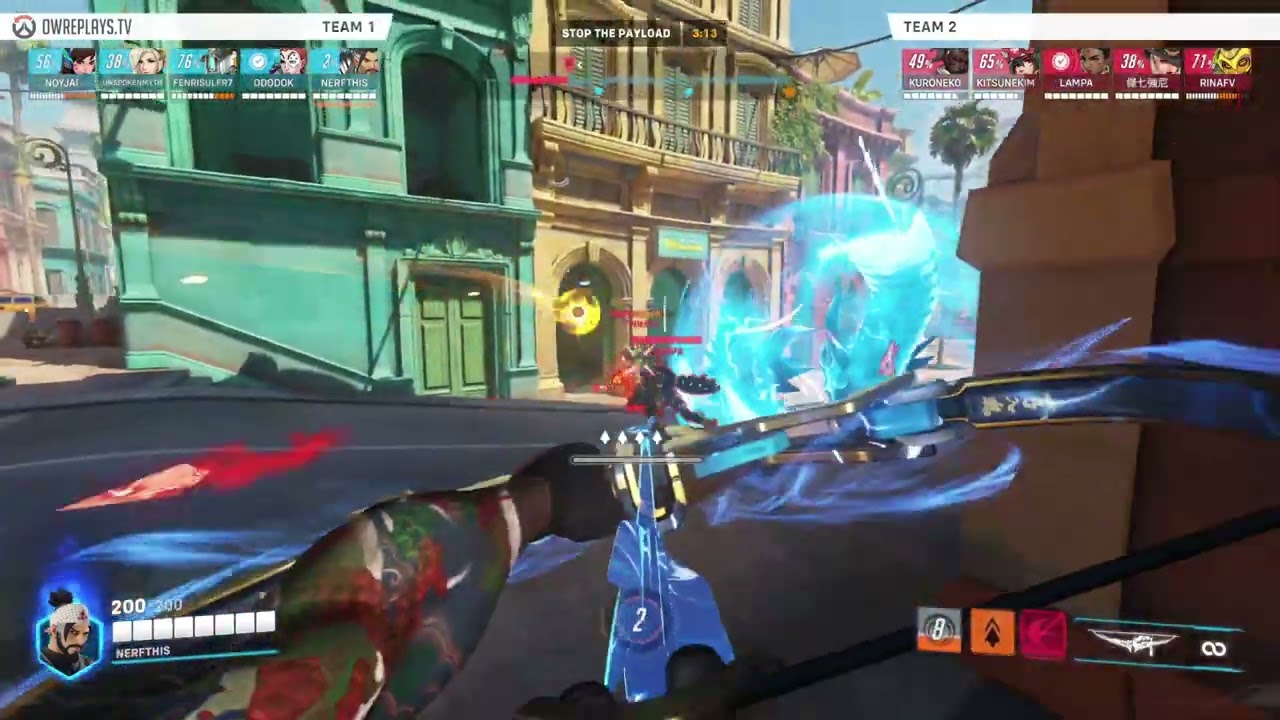 Clean Hs Hanzo by NERFTHIS &mdash; Overwatch 2 Replay ZYZKFK