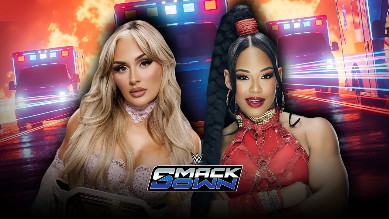 Ambulance Match - Tiffany Stratton vs Bianca Belair Full Match WWE SmackDown Highlights Today