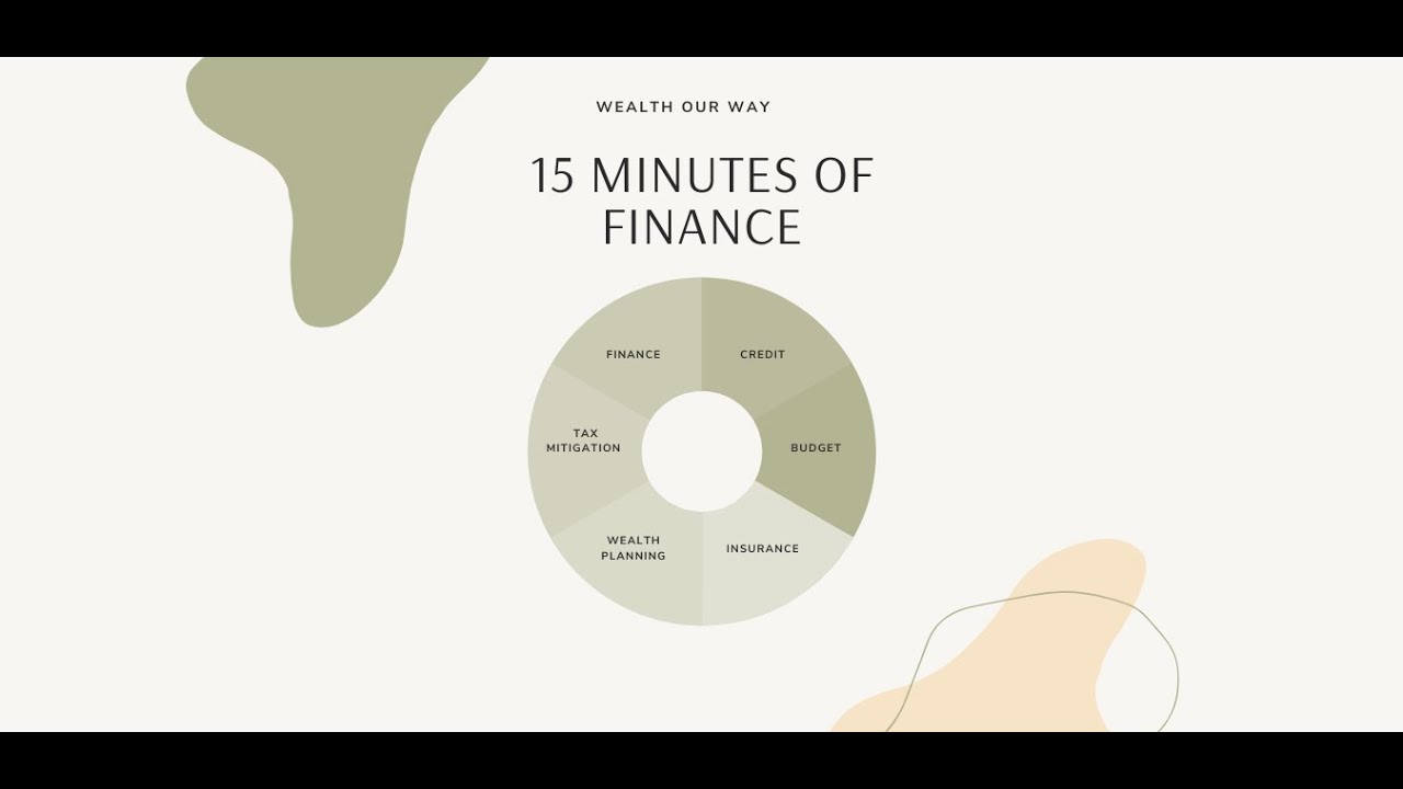 15 Minutes of Finance Monday - Friday @12: 30 PM ET