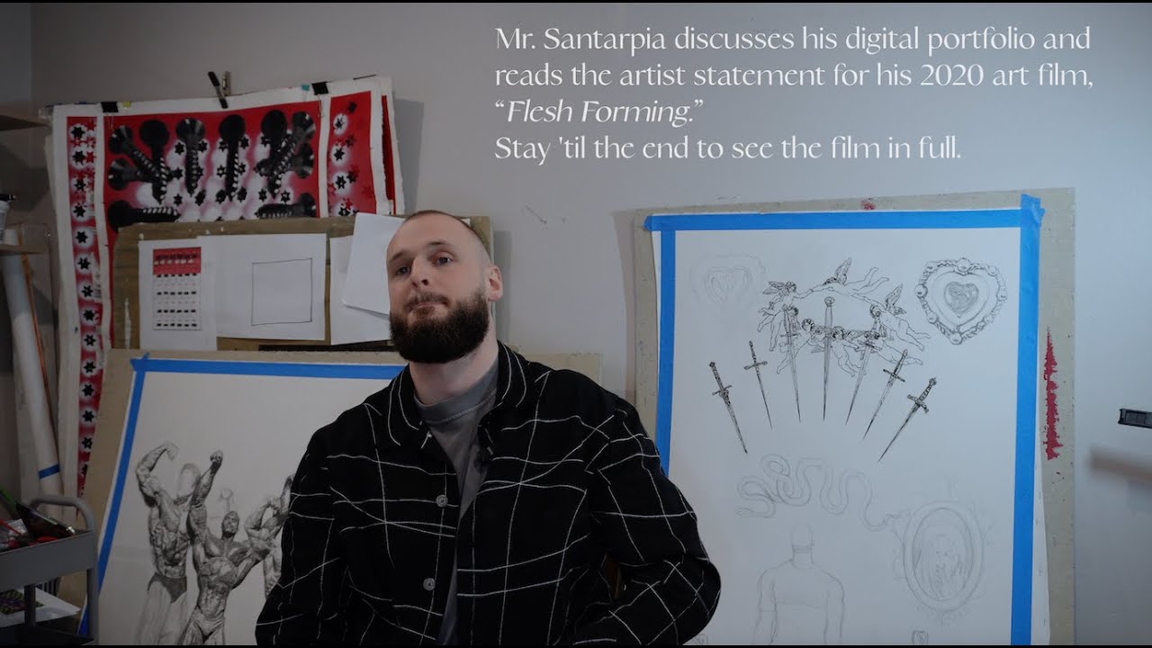 Reading the statement for my 2020 Flesh Forming film