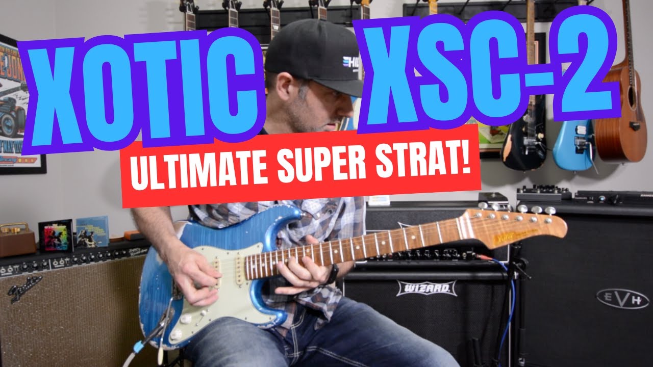 XOTIC XSC-2 LAKE PLACID BLUE - THE ULTIMATE STRAT!