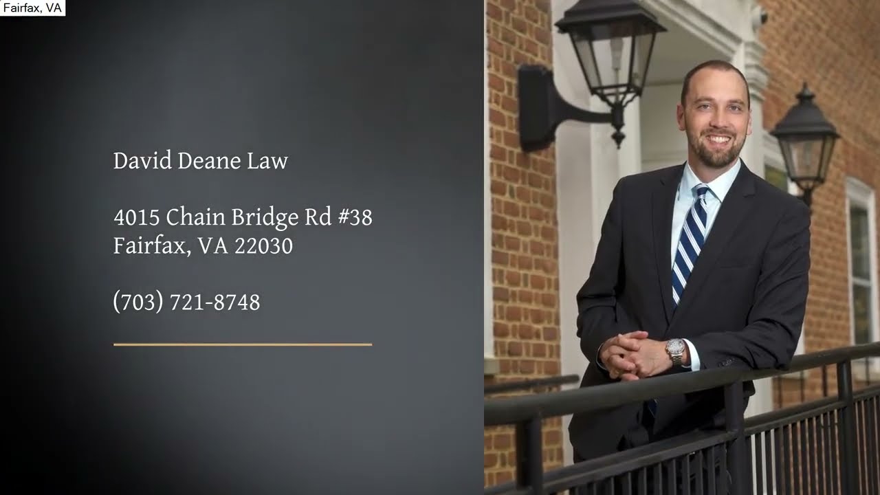 Fairfax DUI Attorney | Fairfax, VA | David Deane Law