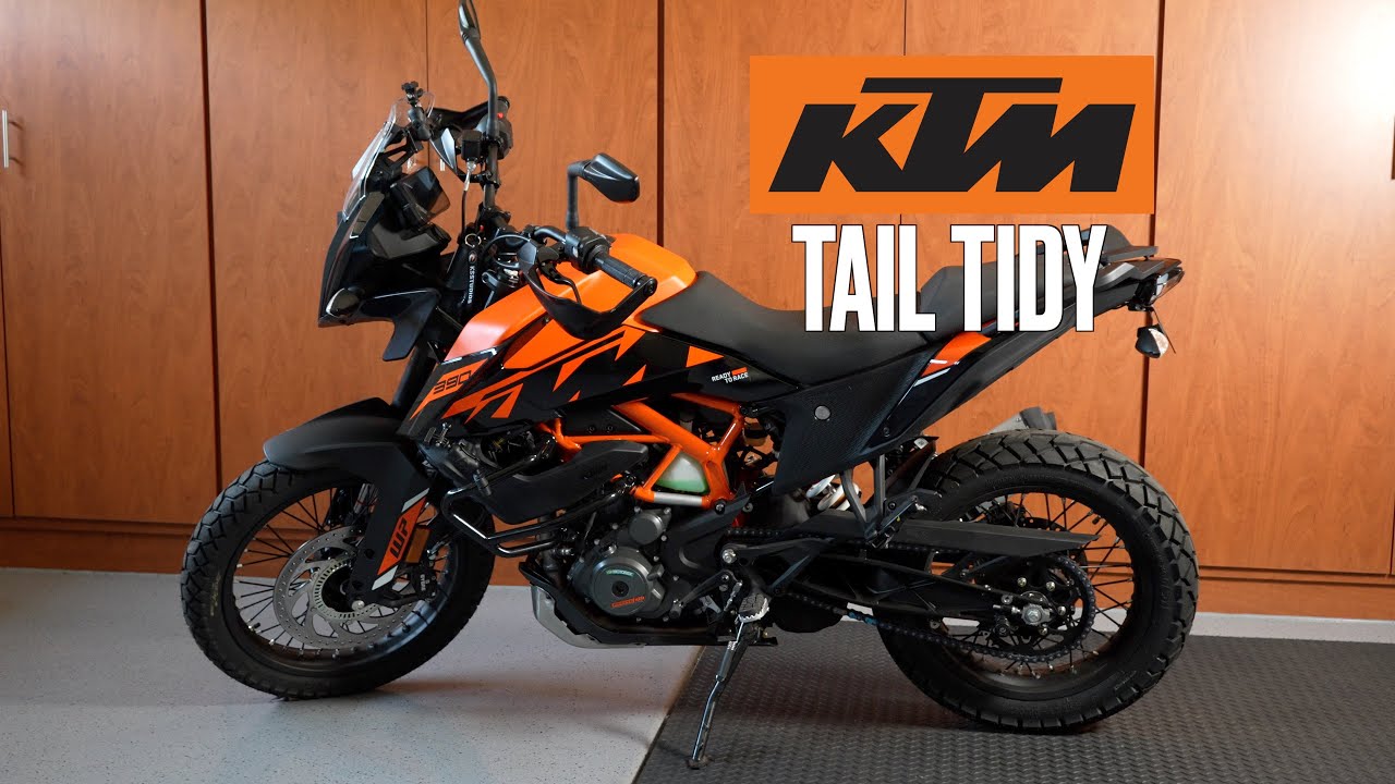 Установка комплекта R&G Tail Tidy Kit — KTM 390 Adventure 2023 года