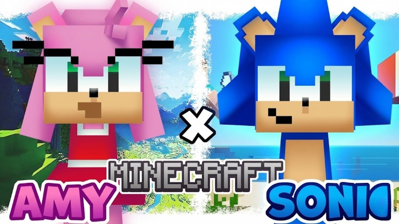 My Sprunki OC: MINECRAFT Sonic and MINECRAFT Amy Rose (DUO)