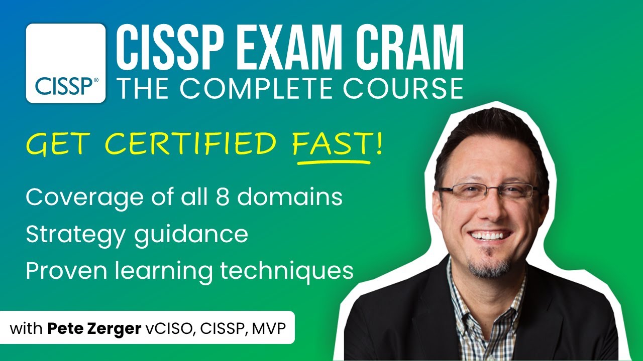 (REPLACED! NEW VERSION IN DESCRIPTION) - CISSP Exam Cram Full Course (All 8 Domains) - 2022 EDITION!