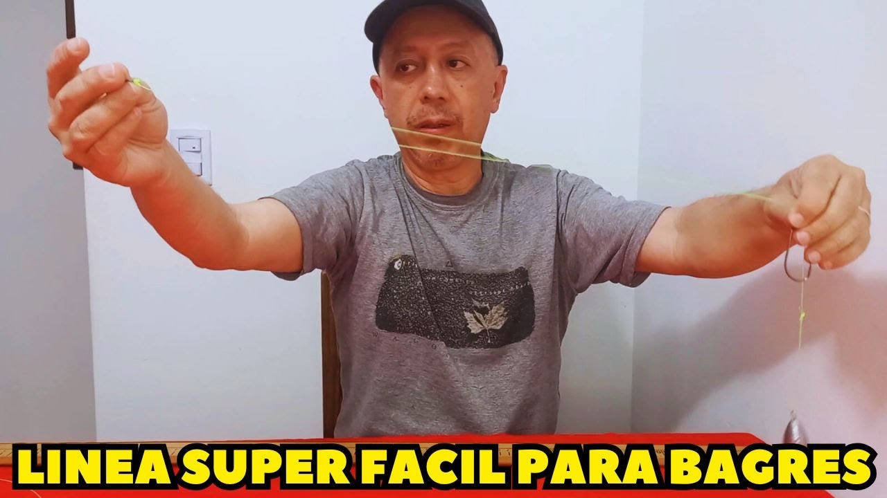 Cómo Hacer una Línea Súper Fácil para Bagres | Paso a Paso