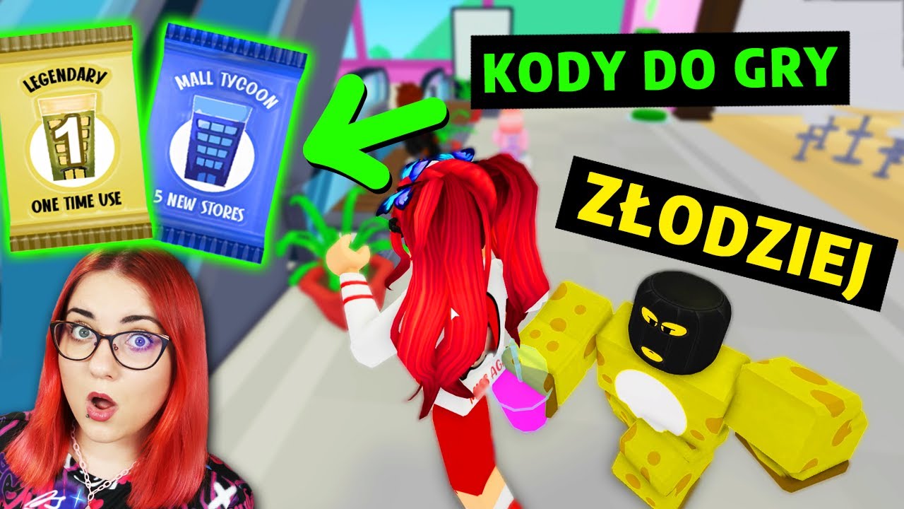 ZŁODZIEJ w moim CENTRUM HANDLOWYM 😨 Kody do Gry 🤑 Roblox Mall Tycoon
