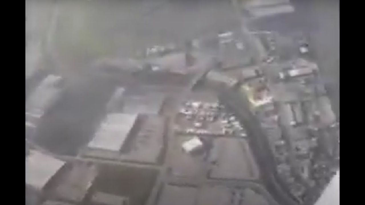 Flight Over Nottingham in the 1990s