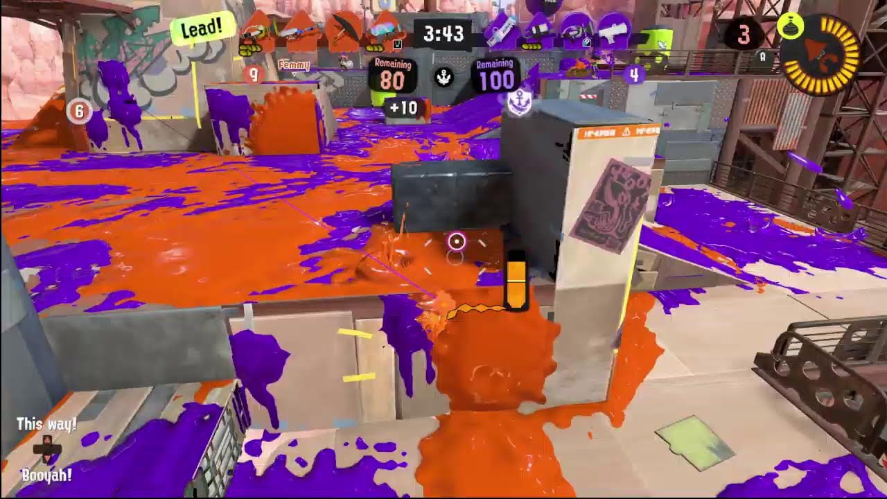 Streaming splatoon 3 hanging out with friends and grinding gold krakon