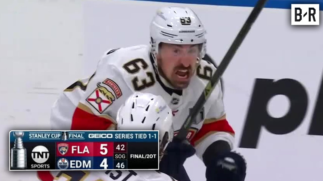 Brad Marchand Double OT Goal Wins Game 2 for the Panthers | 2025 Stanley Cup Final