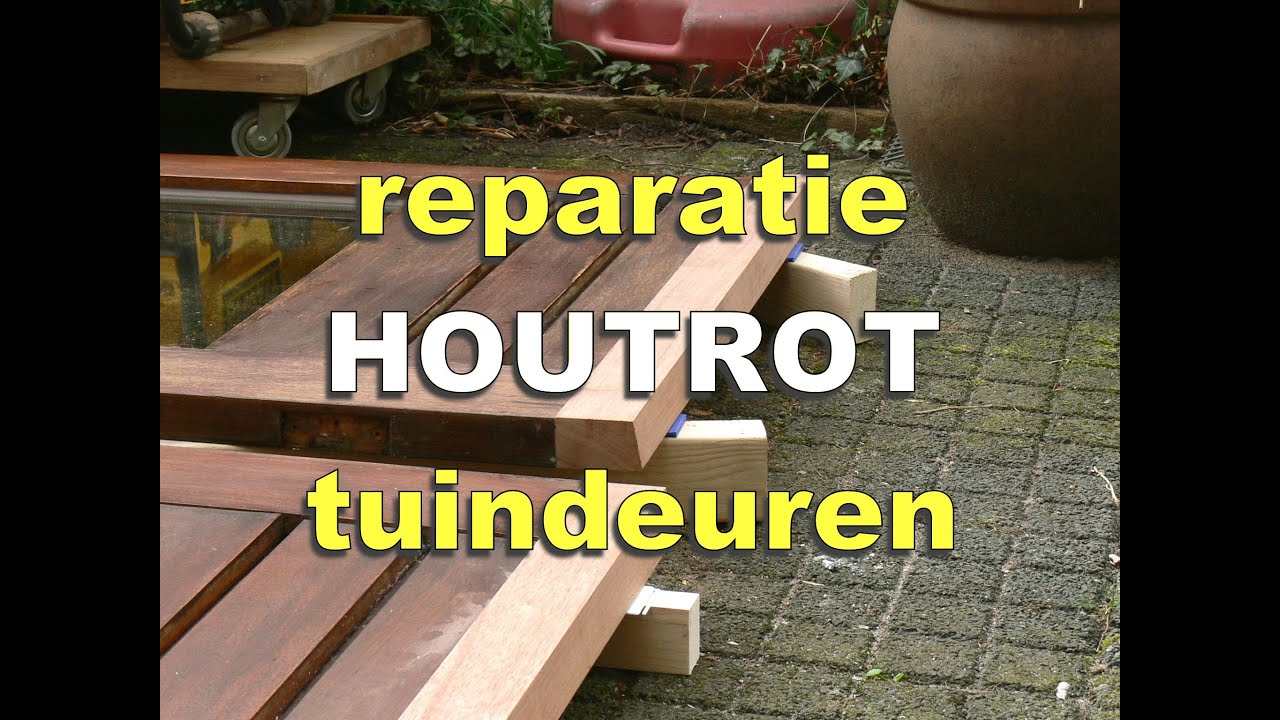 reparatie houtrot tuindeuren