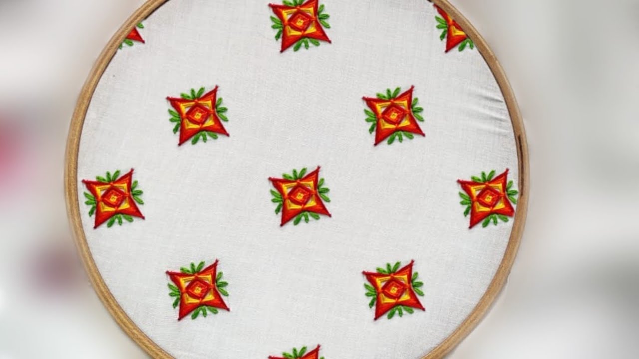All Over Design for Dress/Kurti (Hand Embroidery Work)