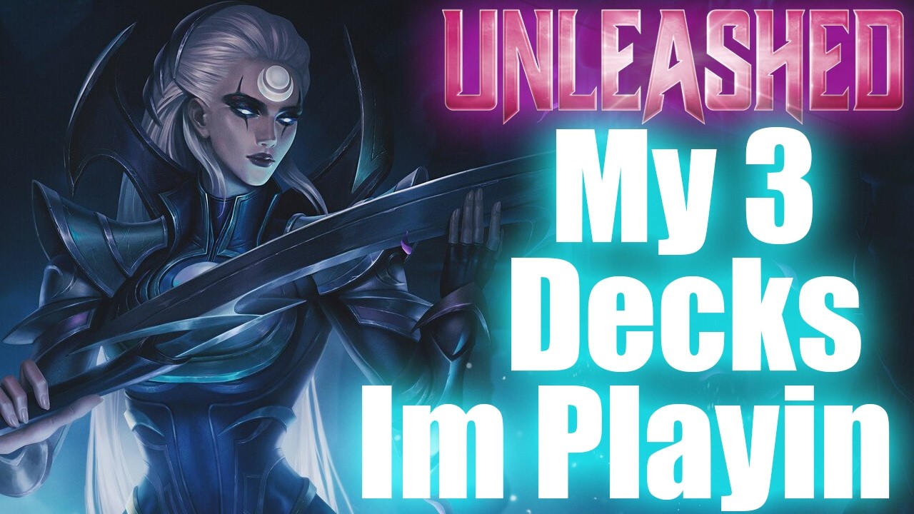 The 3 Decks I&rsquo;m Playing in Unleashed! | Master Yi, Diana & Azir Breakdown | Riftbound