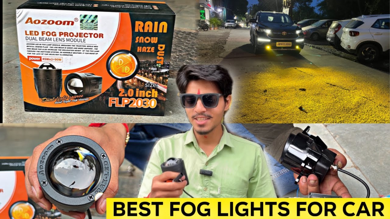 Best Foglights for Car | 2.0”inch foglight | Toyota Innova Hycross | Aozoom Foglights | Fog Lights