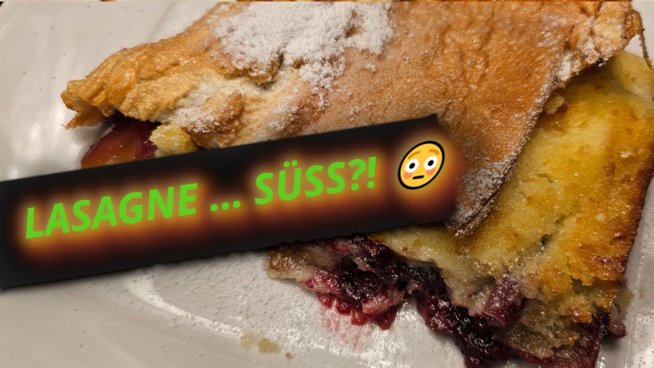 Süße Lasagne?! 🍝🍓 Vanillecreme-Auflauf mit Beeren – überraschend gut!