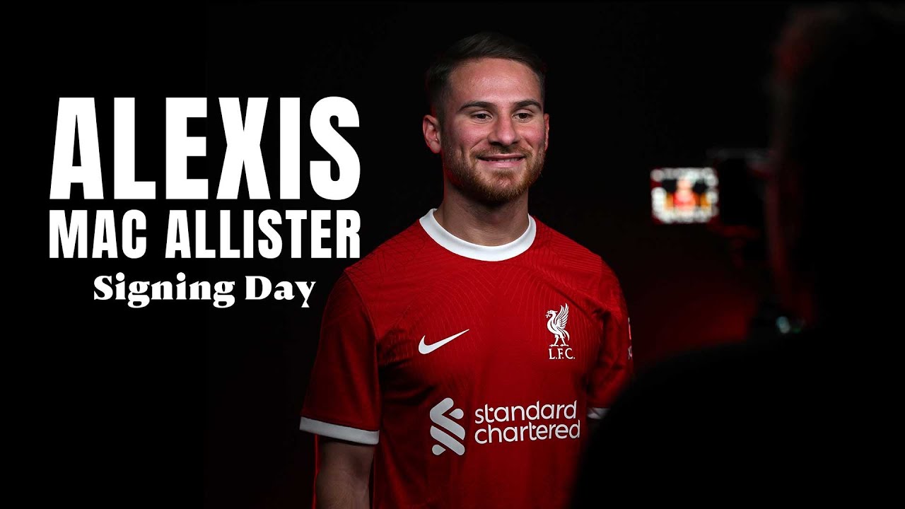 SIGNING DAY: Alexis Mac Allister's arrival at Liverpool | Behind-the-scenes VLOG