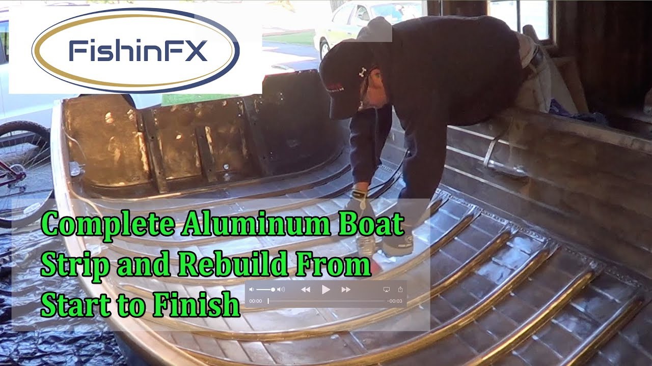 Complete Aluminum Mod V Fishing Boat Rebuild – 14' Mirrocraft – From Start to Finish
