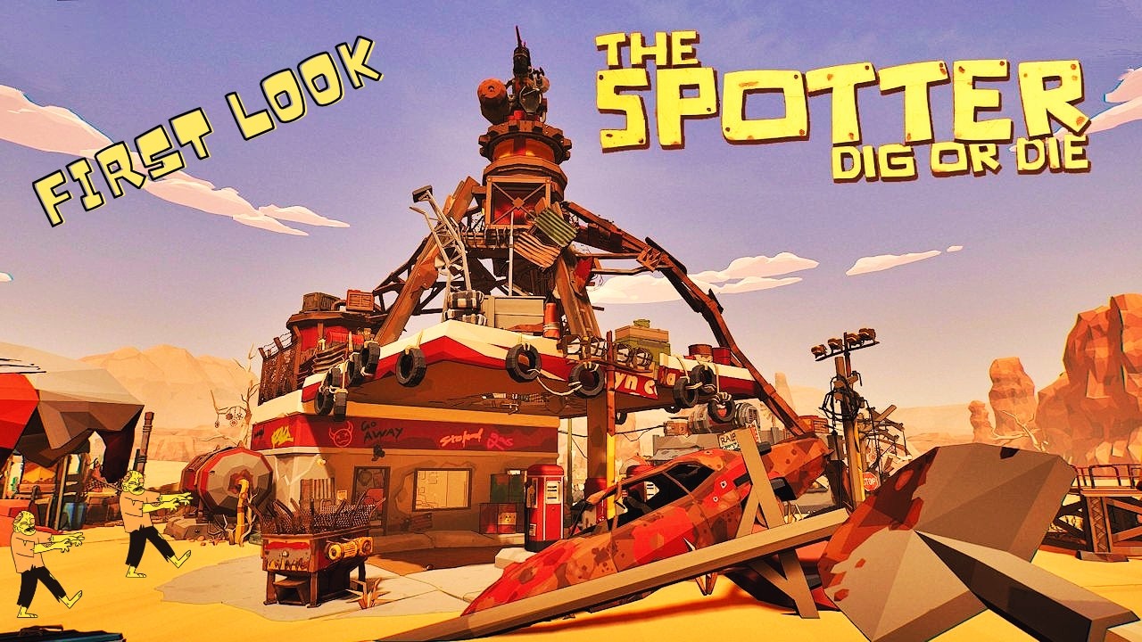 The Spotter: Dig or Die First Look New Survival Gameplay 😱 | EP-1