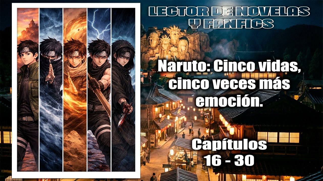 Naruto: Cinco vidas, cinco veces más emoción Capítulos 16-30