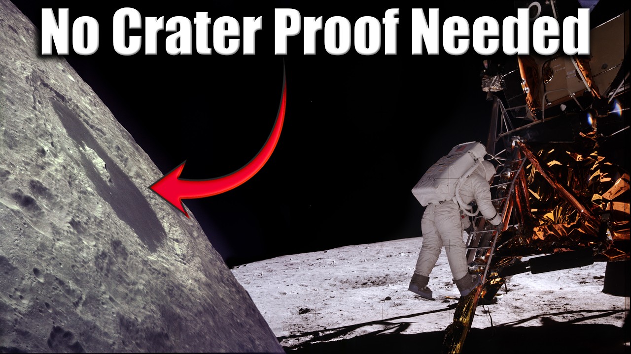 A crater you've never seen, proves we've been to the Moon