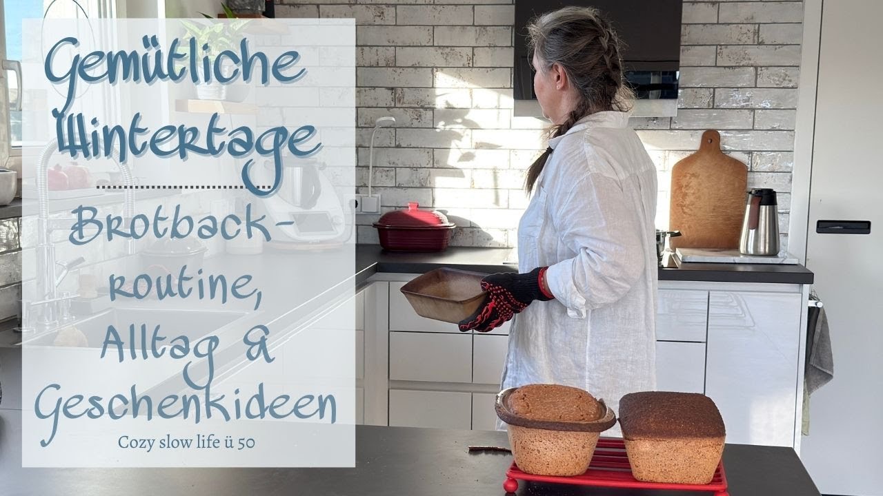 Gemütliche Wintertage ❄️ | Sauerteigbrot-Backroutine & ruhiger Alltag | Slow Living Vlog 🕯️
