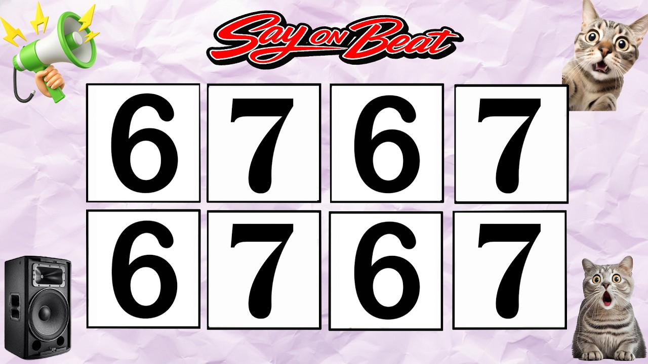 Say the Word on Beat CHALLENGE | six seven meme song | 67 Edition