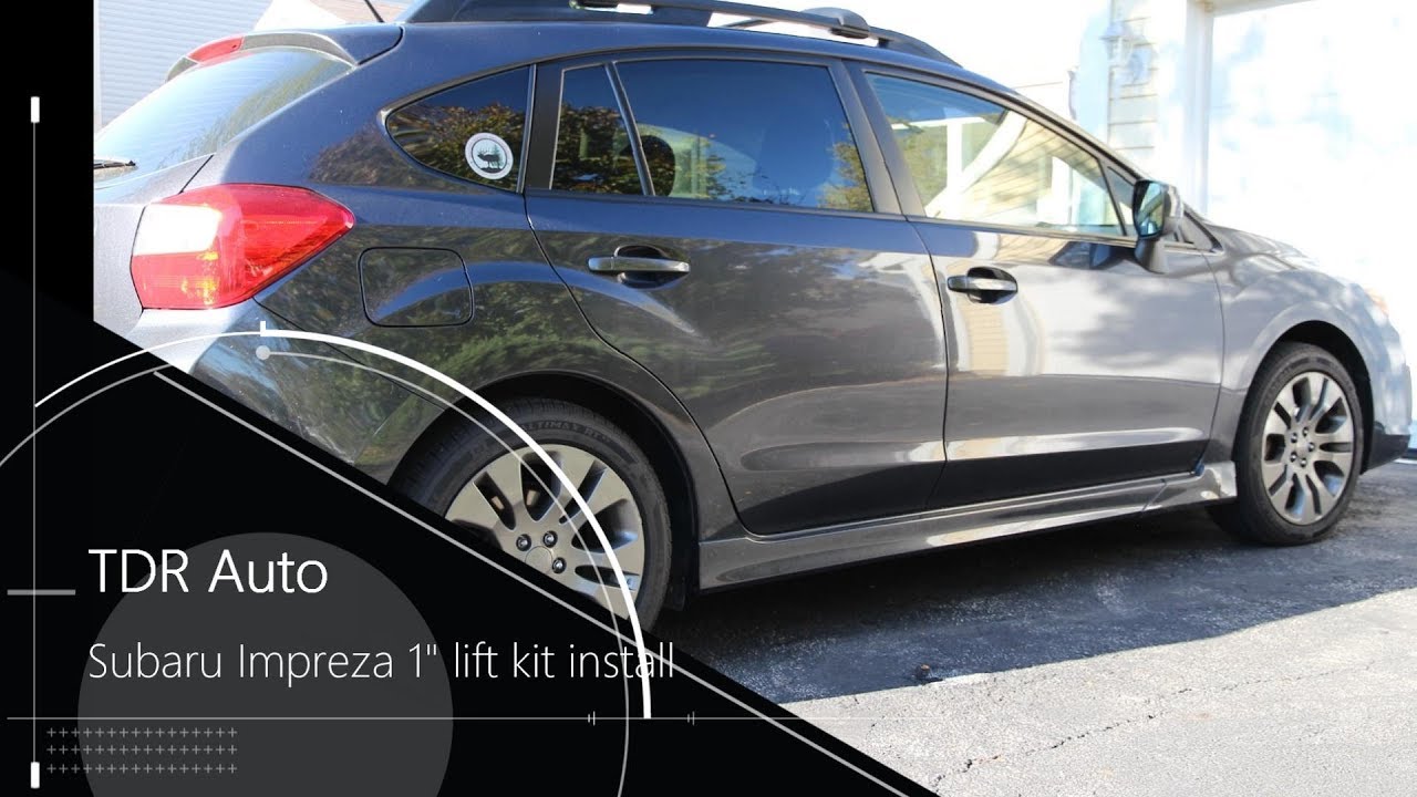 Установка лифт-комплекта Subaru Impreza