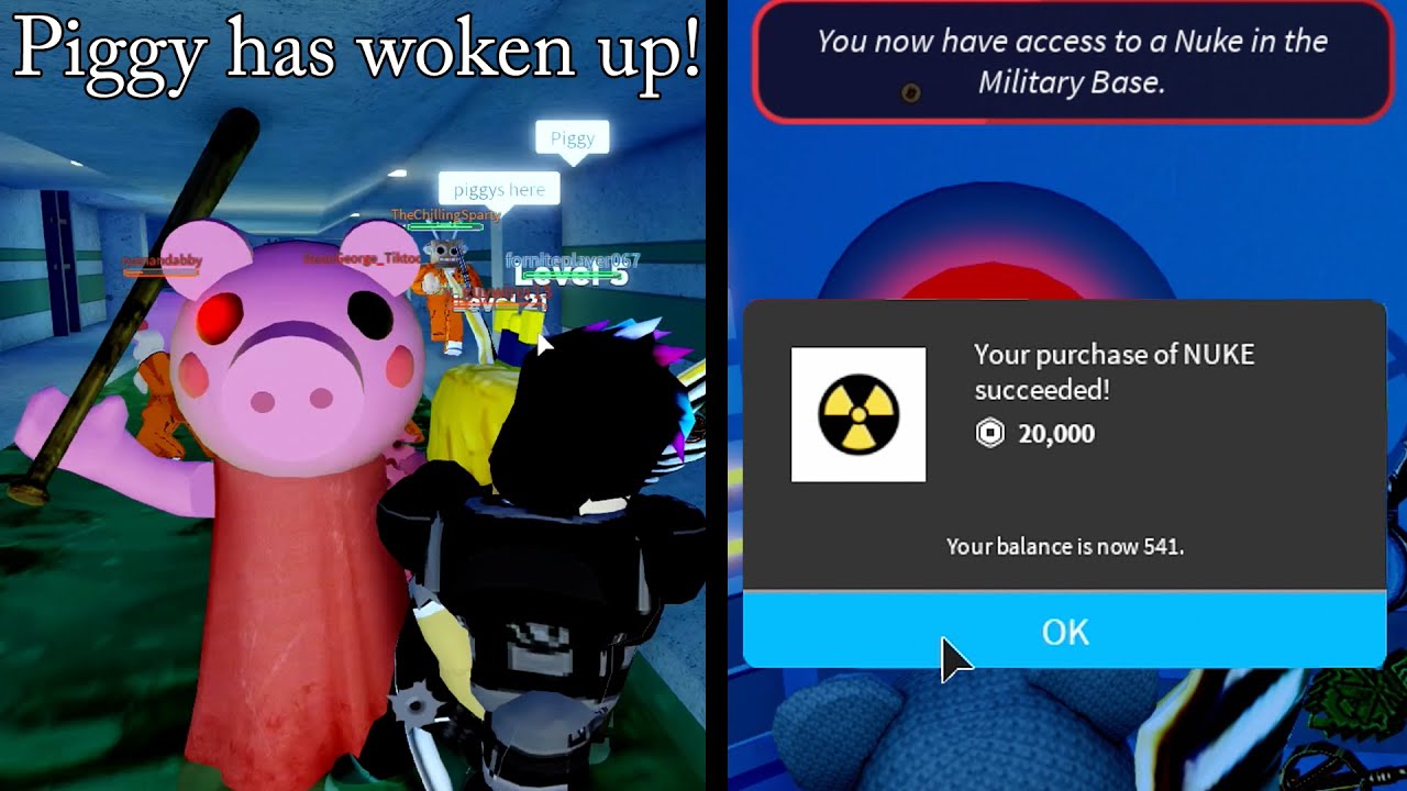 I SPAWNED PIGGY + Spent 20,000 ROBUX For A NUKE!! | Roblox Jailbreak