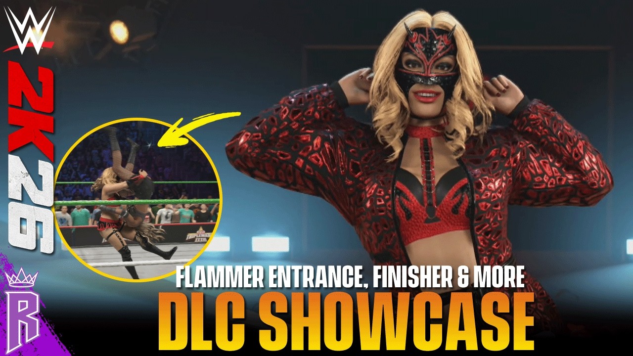 DLC для WWE 2K26: Выход на ринг с приемом Flammer, финишер и многое другое #WWE2K26 #AAA