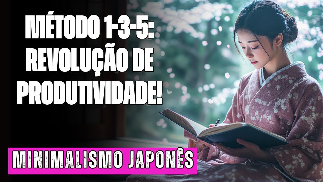 O MÉTODO JAPONÊS 1 3 5 ORGANIZANDO PRIORIDADES PARA MULTIPLICAR RESULTADOS - MINIMALISMO JAPONÊS